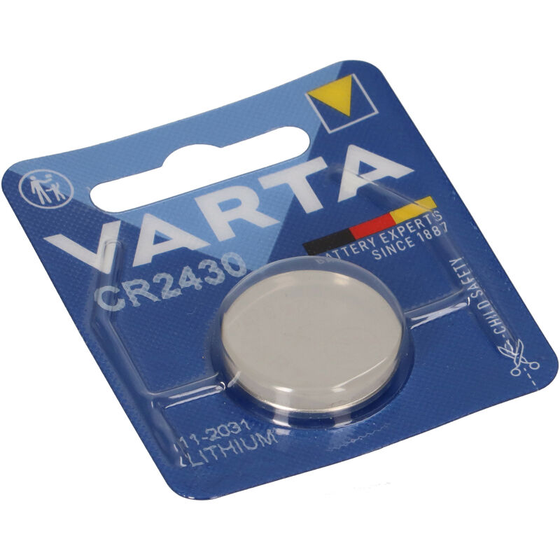 Varta - 10x CR2430 Lithium-Knopfzelle 3V 290mAh (10x 1er Blister)