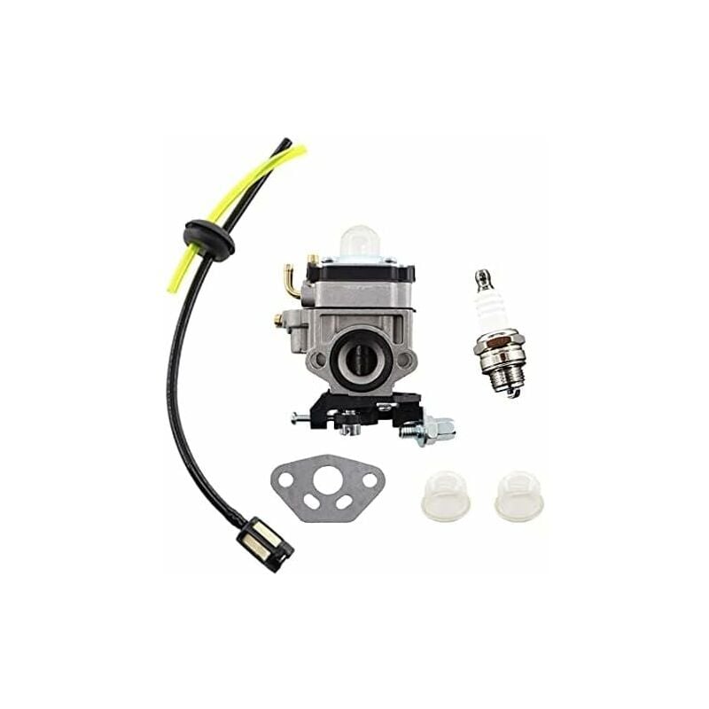 Vergaser und 11 mm Kraftstofffilter mit Zündkerze für al-ko Alko Motorsense BC410 BC4535 bc 4125 Motor. - Ulisem