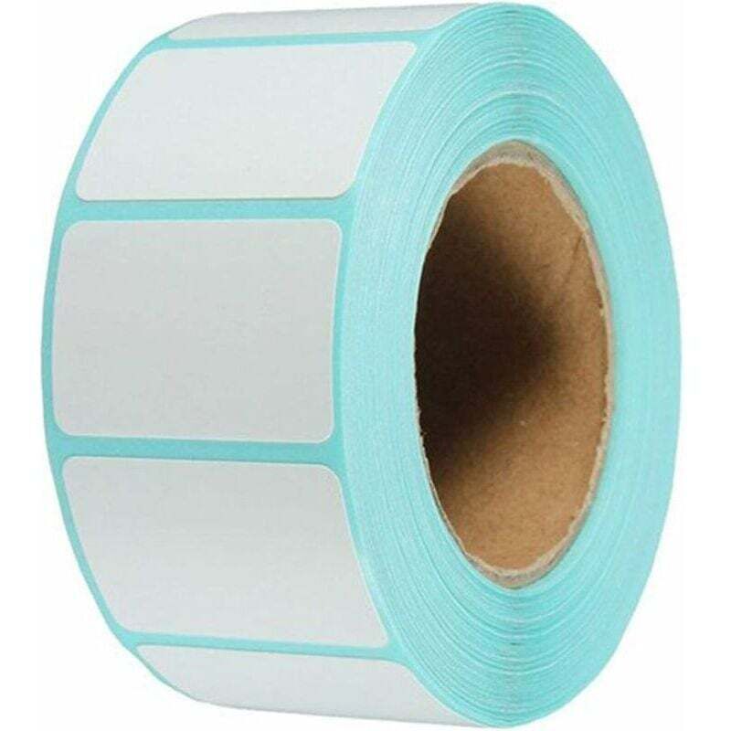 Set mit 800 weißen Selbstklebeetiketten, 60 mm x 30 mm, für Tiefkühldosen Drucker