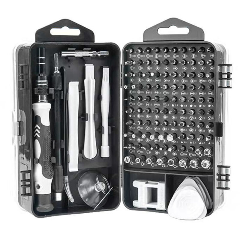 115-in-1 Schraubendreher-Set, Präzisions-Multifunktions-Schraubendreher-Bit-Set für Handys, Brillen, Uhren – Demontage und Reparatur