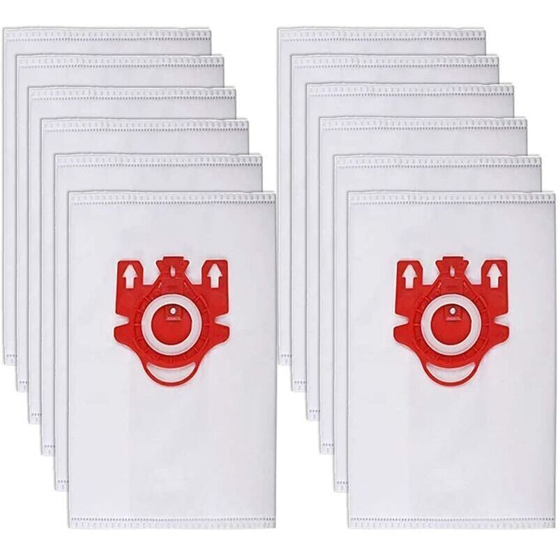 12 Beutel für Miele Staubsauger Serie f/j/m HyClean 3D Efficiency, Beutel für Miele 9917710