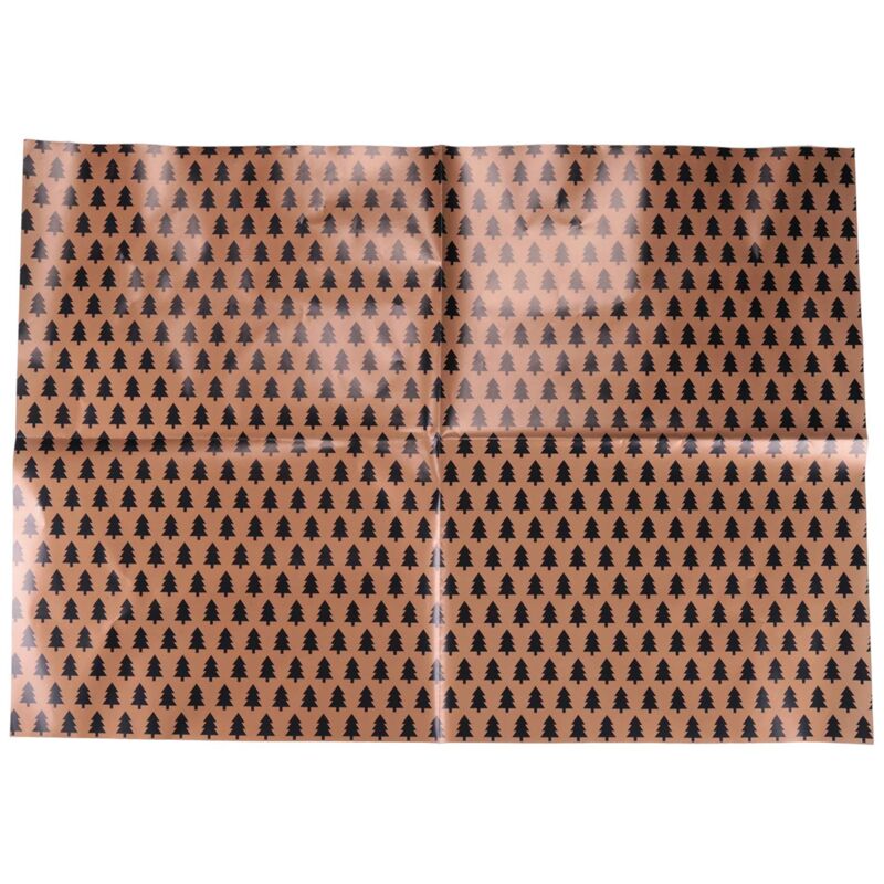 12 Blatt Weihnachtspapier, Geschenkpapier mit 6 verschiedenen Mustern, Geschenkpapier für Weihnachten