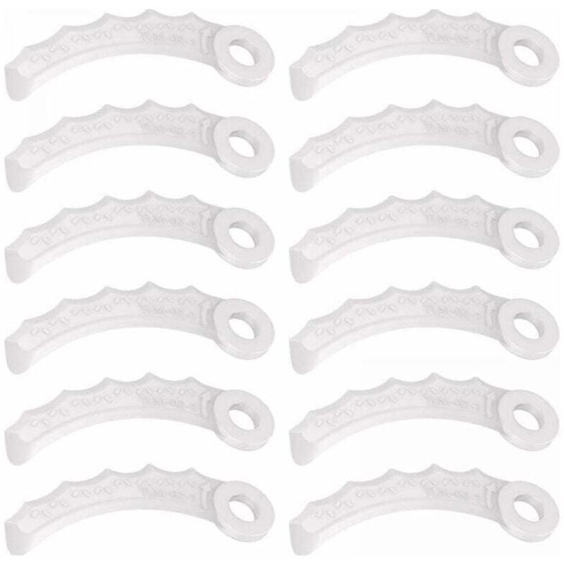 12 Kunststoffklingen für Makita, für Makita Motorsense 198426-9 198383-1, DUR187U/L