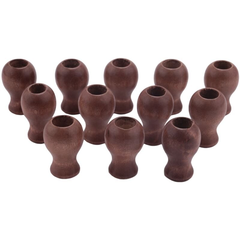 Tlily - 12 Pack Fenster Jalousie Schnur KnöPfe HäNgende Kleine AnhäNger Pull End für Jalousien oder Schatten