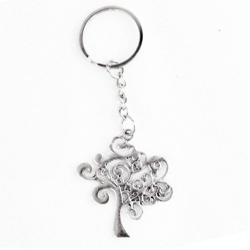 Trade Shop Traesio - Trade Shop - 12 portachiavis key bomboniere konfekt albero di vita segnaposto -