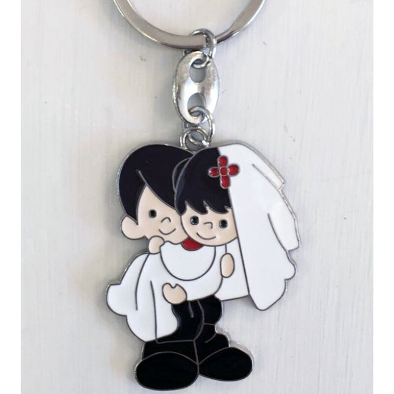 Trade Shop Traesio - Trade Shop - 12 Schlüsselanhänger, Platzmarker, Partygeschenke, Konfetti, Hochzeit, Eheversprechen -