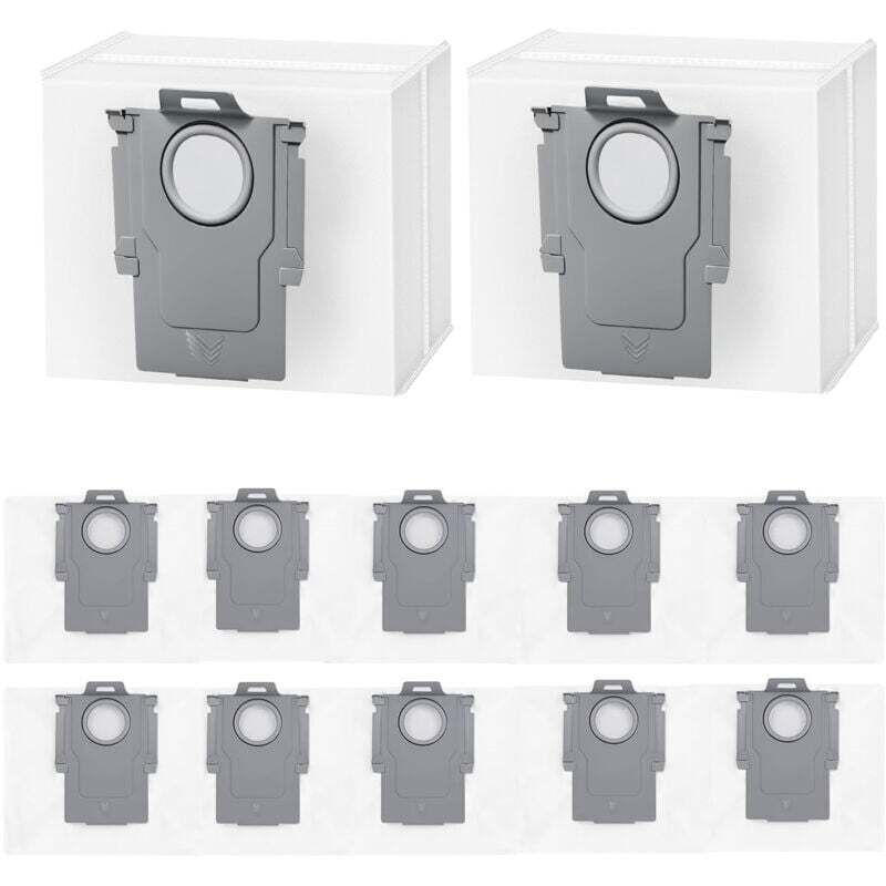 12 Staubbeutel für Roborock Q5+, Q5 Max+, Q5 DuoRoller+, Q5 Pro+, Q7+ Max+/M5+/L5+, Q8 Max+, S8+, S8 Pro Ultra, S7 MaxV/Max Ultra, Q10 S5+/X5+