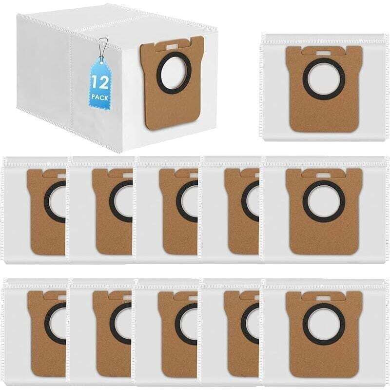 12 Staubsaugerbeutel für Dreame L10s Ultra / L10 Ultra / L20 Ultra / Xiaomi X10+ / Xiaomi X20+ Staubsauger, XU, Recha Staubbeutel - KZQ
