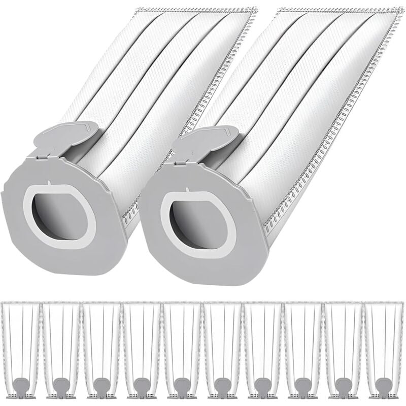12 Staubsaugerbeutel für Vorwerk Folletto VK7 FP7, Filtertüten für Vorwerk VK7 FP7 Staubsauger, Staubsauger Ersatz