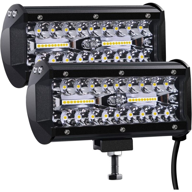 12 v, 300 w, 7 Zoll, LED-Arbeitsleuchte, 12 v, Auto-LED-Strahler, wasserdicht, IP67, LED-Strahler, LED-Nebelscheinwerfer, 27.000 lm (2er-Pack)