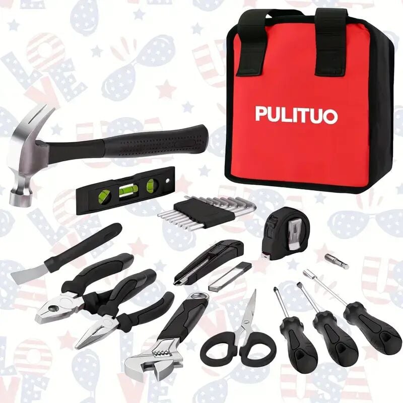 12-V-Akku-Bohrschrauber / 118-teiliges rosa Bohrer-Set – Heimwerker-Werkzeugset, DIY-Akkuschrauber mit LED und 180 Zoll Drehmoment für