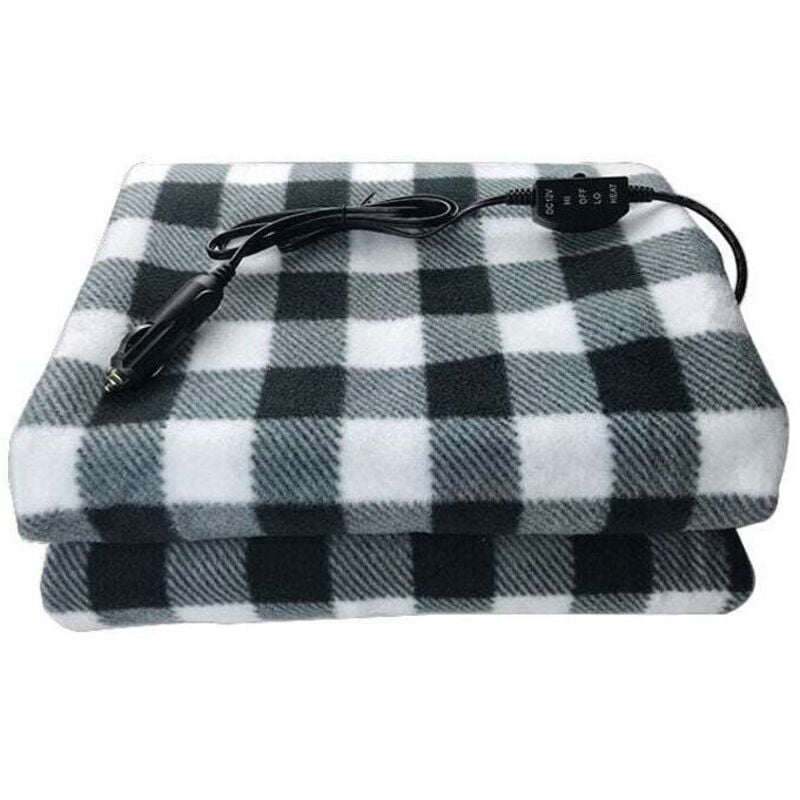 12-V-Auto-Heizdecke, winterwarme Heizdecke, elektrisch beheizte Decke, einstellbare Temperaturregelung