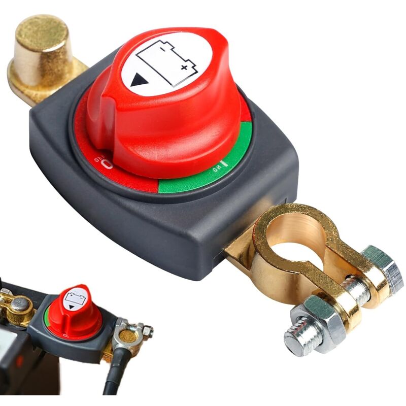 12-V-Batterieschalter – Batterie-Hauptschalter – Batterie-Hauptschalter – Für Boot, Motorrad, Yacht, Auto, Bus, Wohnmobil, UTV-Fahrzeug