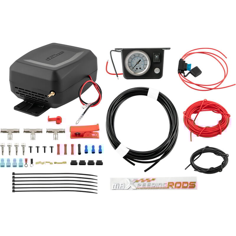 Maxpeedingrods - 12 v Luftfederung Kompressor Controller Kit Für Universal Vans Pickups12 v Luftfederung Kompressor Controller Kit Für Universal Vans