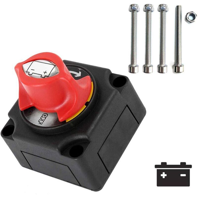 12–48 v Batterie-Trennschalter – Batterie-Trennschalter für Boot, Auto, kleine Yacht, Wohnmobil, lkw, Wohnmobil, Nutzfahrzeug