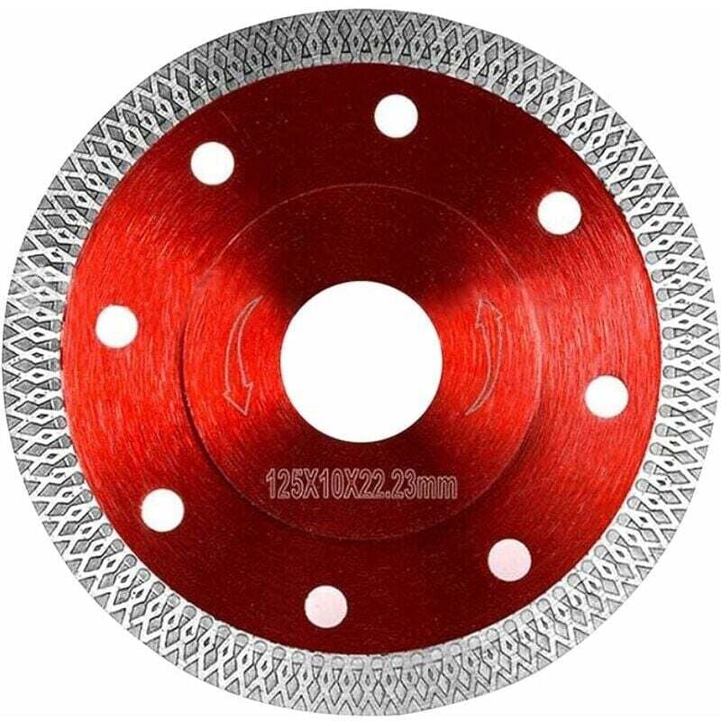 125 mm Diamanttrennscheibe für Fliesen, Diamantscheibe für trockenen Feinschnitt, Diamanttrennscheibe, Kreissägeblatt für Fliesen, Granit, Keramik,