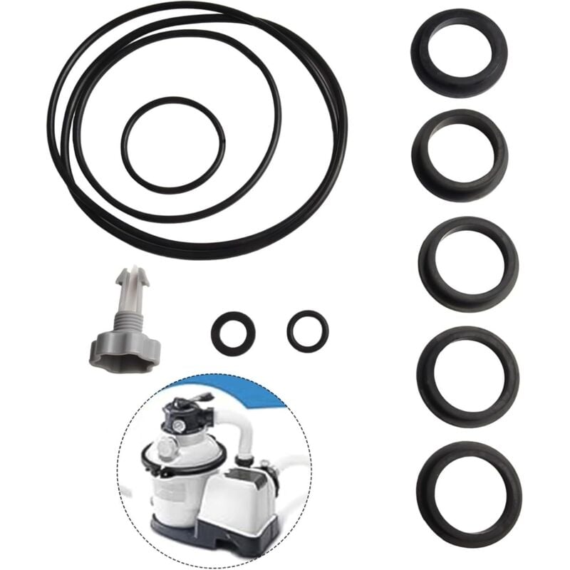 12er-Pack Ersatz-O-Ringe für Sandfilterpumpe zur Wartung der Poolausrüstung