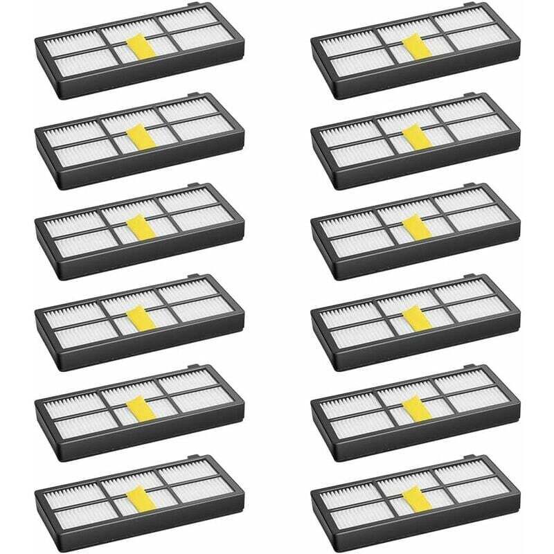 12er-Pack Filter für iRobot Roomba 800, 850, 851, 860, 865, 866, 870, 871, 876, 880, 885, 886, 890, 891, 896, 900, 960, 966, 980 –