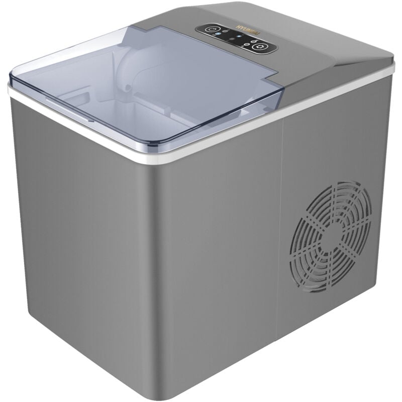 Hyundai - Eismaschine 1200 w 12 kg grau – blue ice – hy-im2105-001