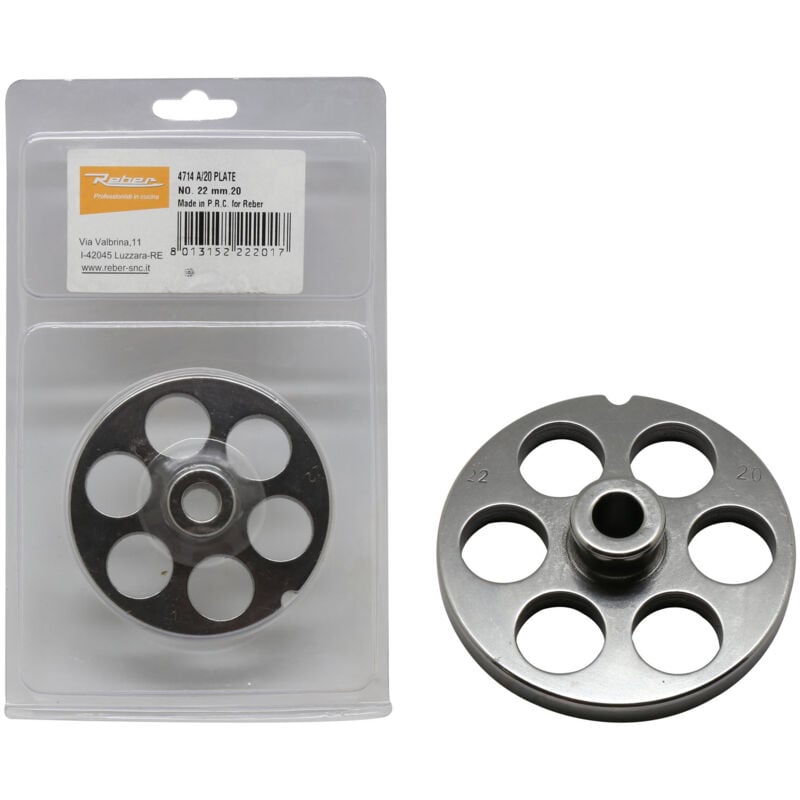 Reber - 6 mm edelstahlgitter für chopper nr. 22 4714 a/6