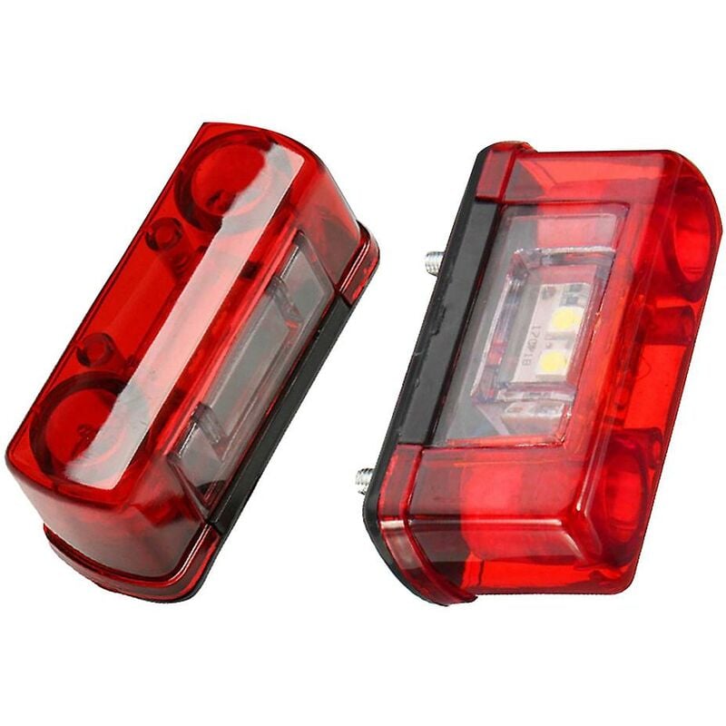 Woosien - 12v 24v Auto Led Lizenz Nummer Platte Licht Lampe Universal Led Kennzeichen Auto Lkw Anhänger Lkw