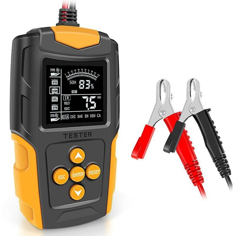 12v 24v Autobatterie Tester Analyzer Vrla Gel Agm Last Stecker Ankurbeln Diagnose