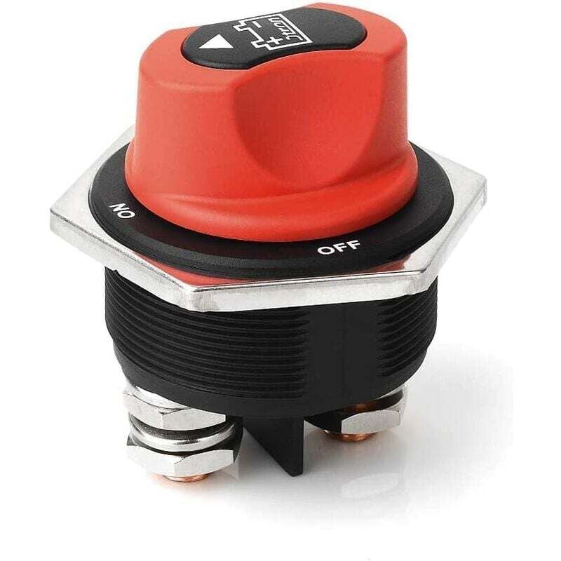 12V 300A Motorrad-Batterietrennschalter Batterietrennung 32VDC max. Ein-Aus 2P SPST Mini-Schalter Autobatterie-Trennschalter