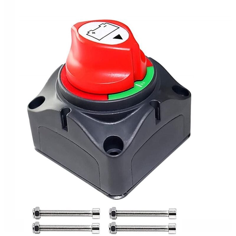 12V-48V-Leistungsschalter, Batterie-Leistungsschalter, Batterieabschaltung, Batterieschalter-Isolator, Autobatterie-Abschaltung, für Autos, Boote,