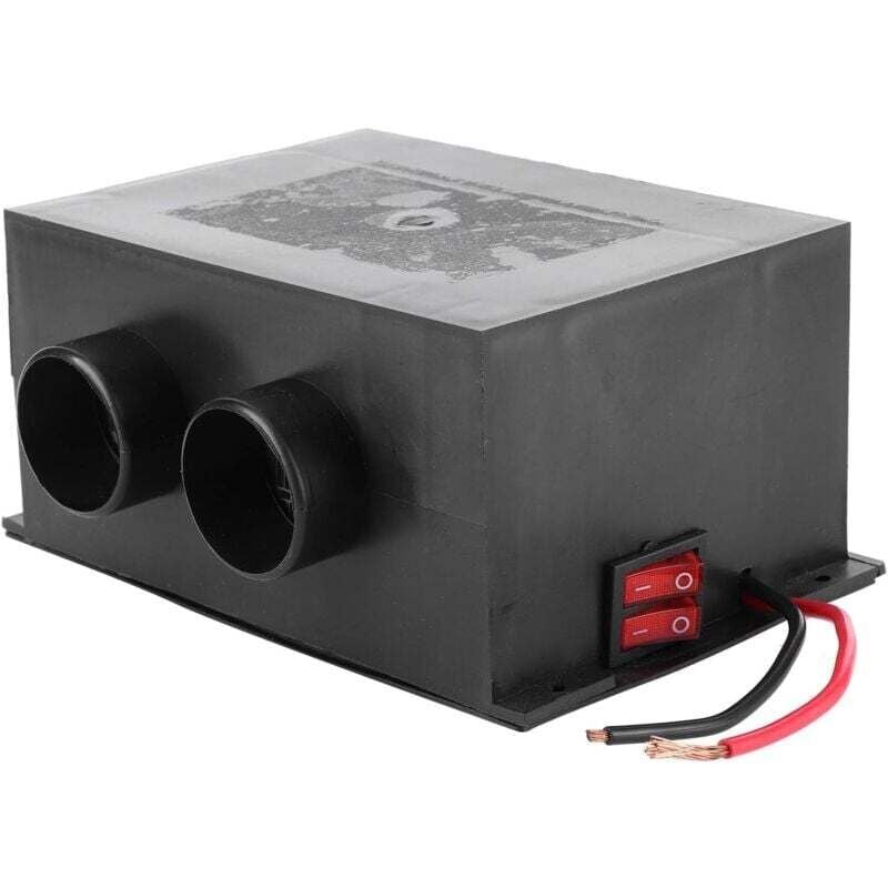 12V 600W Auto Heizung ABS 2 Löcher Tragbare Winter Schnelle Heizung Wärmer Abtauen Ruhig