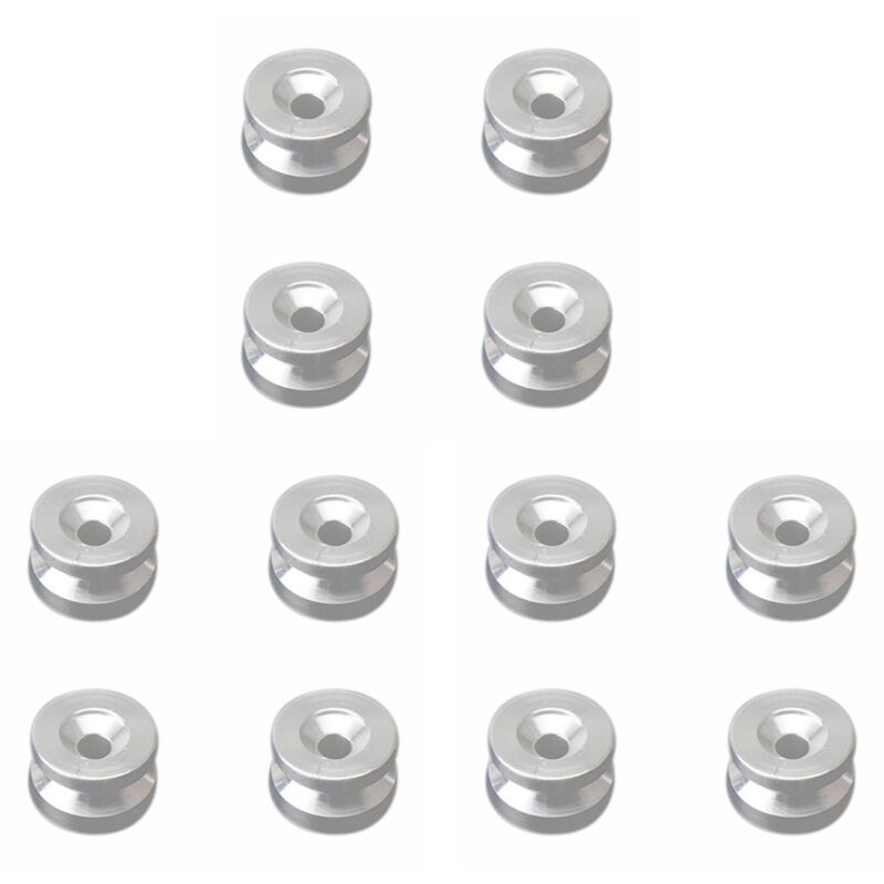 12X Motorrad Top Gepäck Träger Werkzeug Kasten Koffer Raum Koffer Raum Halterung Buchse Pad Abstand Halter Schnalle Zubehör Universal