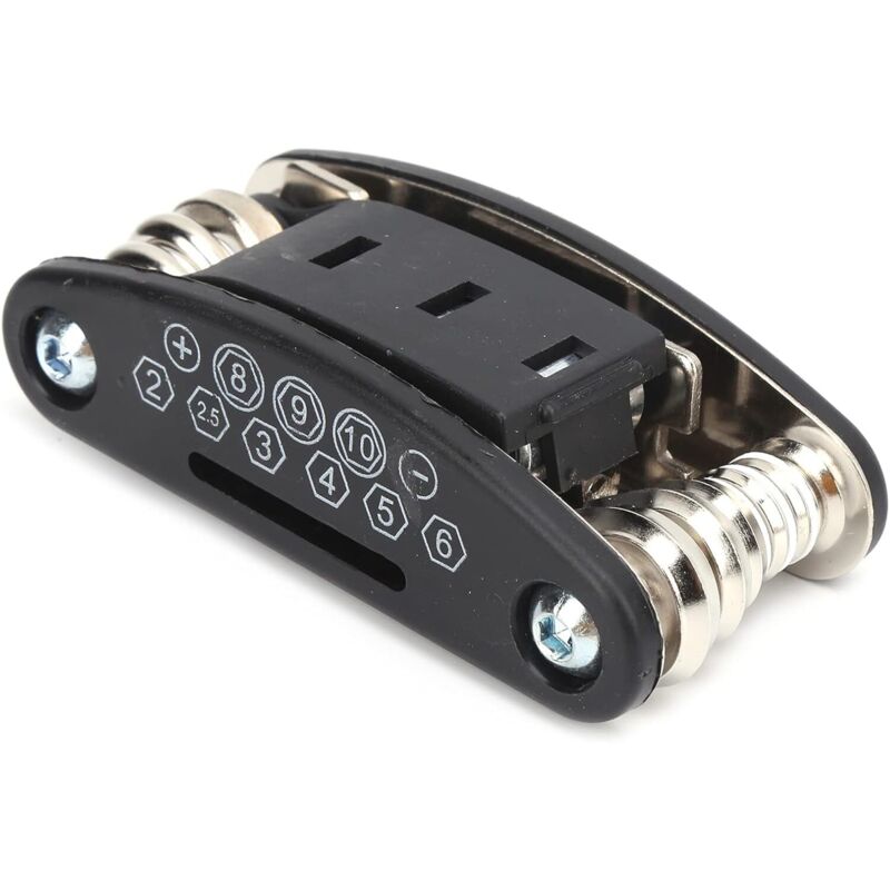 13-in-1 Multifunktions-Schraubenschlüssel Kombinationswerkzeug für Reparatur, Einstellung und Wartung (Schwarz, Multifunktions-Kombinationswerkzeug)