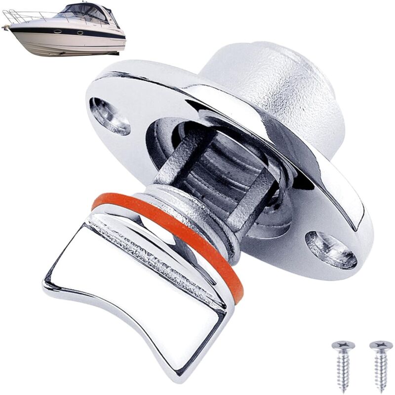 Ablassschrauben für Boote Marine-Stöpsel-Set aus Edelstahl – versiegelt, rostfrei, mit Kajak-Ablassschraube, wasserdichtem Dichtungsring für Kajak,