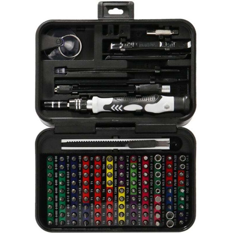 132-in-1 Präzisionsschraubendreher-Set, XU, Tragbares Set, Magnetische Reparaturwerkzeuge für Smartphones, Computer, Tablets, Brillen, Uhren und