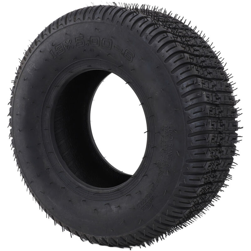 13x5.00-6 Reifen, 4-lagig, Gummi, 200 kg Tragkraft, Tennessee Heavy Duty Tubeless-Reifen für Go-Kart-Mäher, Gartentraktor