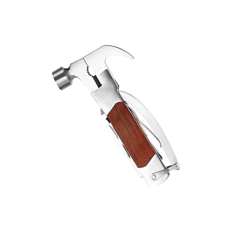 Longziming - Multifunktionszange, 14-in-1-Multifunktionshammer, Multifunktionsmesser, Überlebensmesser, Campingzubehör, Schweizer Klappmesser,