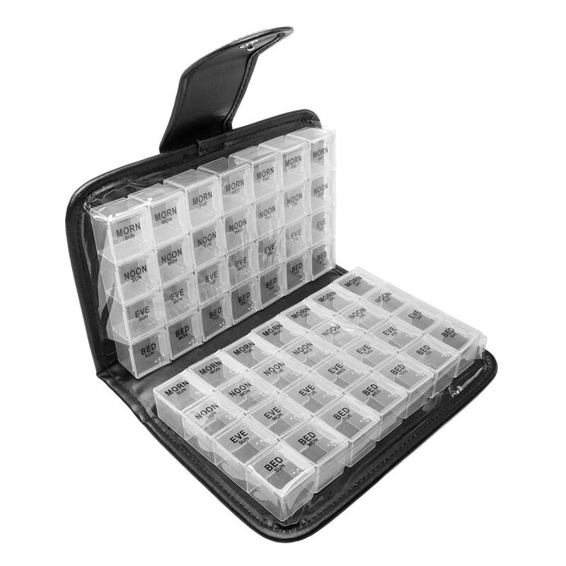 14--Pillenbox Reiseorganisator Dosis Medizin Tablette AufbewahrungsbehäLter Box TäGlicher Pillenorganisator Vitamin Organizer