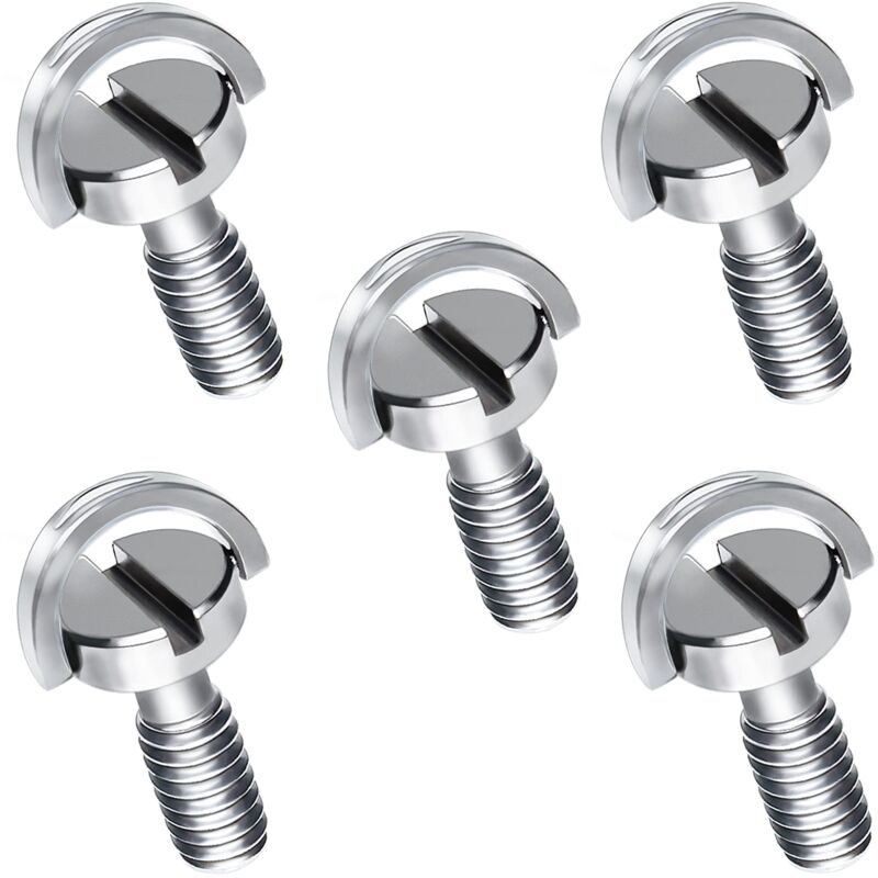 Jusch - 1/4 Zoll Edelstahl-Schraube, Kamera-Befestigungsschraube, Kamera-Kamera-Unterstützung, Stativablage