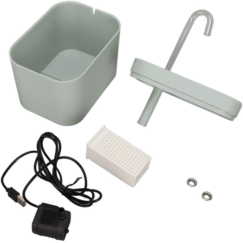 1,5-Liter-Katzenbrunnen, geräuscharmer Getränkespender für Haustiere mit Tiefenfiltration für Hunde und Katzen (Yosooq68a2rds5e-12)