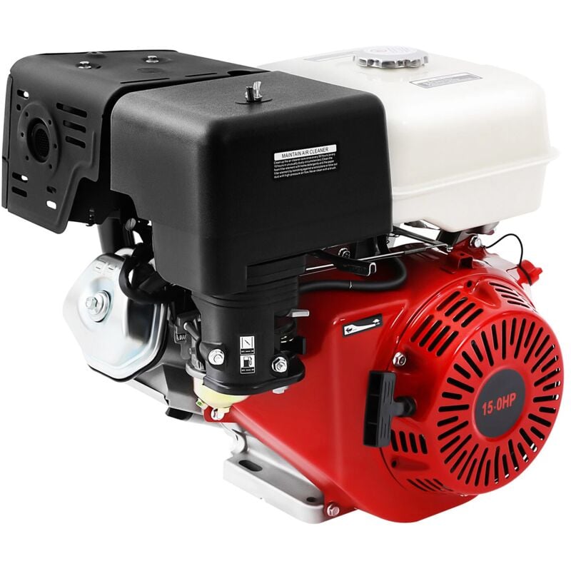 15 ps 9,7 kW Benzinmotor Standmotor Kartmotor Antriebsmotor mit 25 mm ø Welle,420CCM Gokart mit Motor Pocket Bike Benzin Motor 4