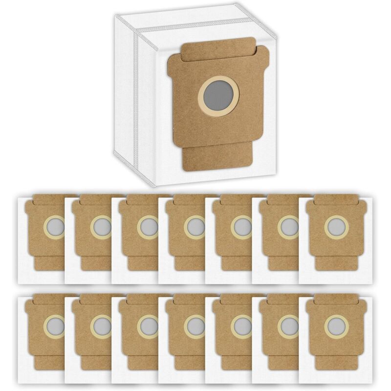 (15 Stück) Plus 505 Combo Ersatz-Staubbeutel für iRobot Roomba Combo 2 Essential, Roomba 105 Combo, Plus 505 Combo, Plus 405 Combo, Max 705 Vac