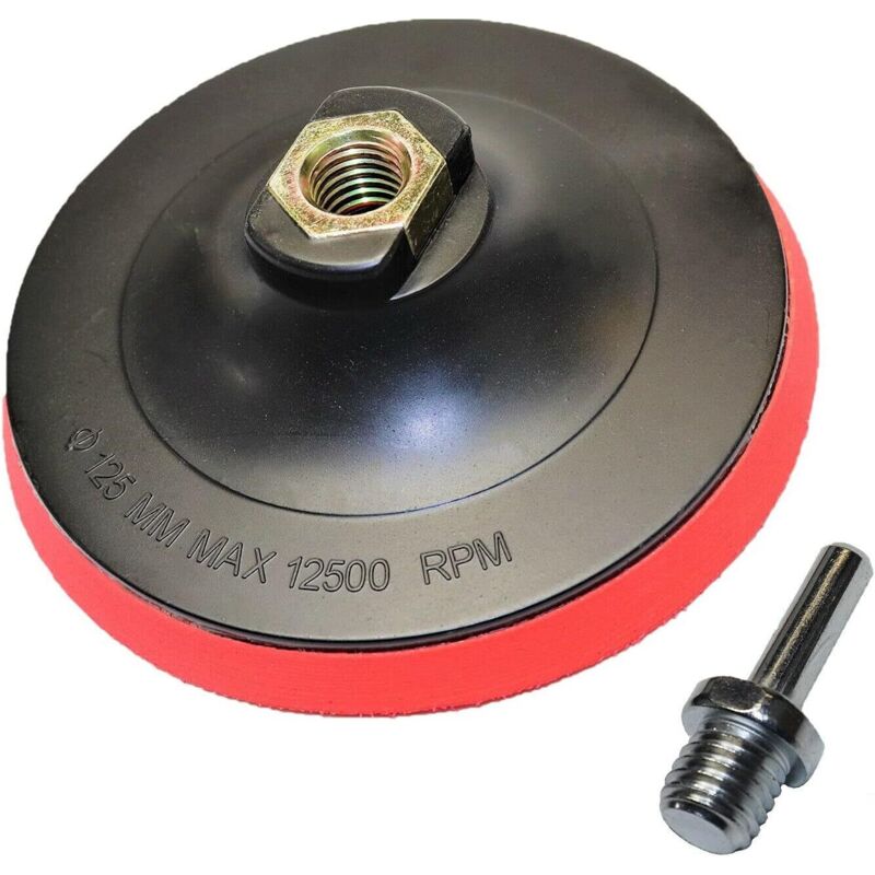 150 mm Klett-Stützteller + Adapter - RWSanding Pad und Pad