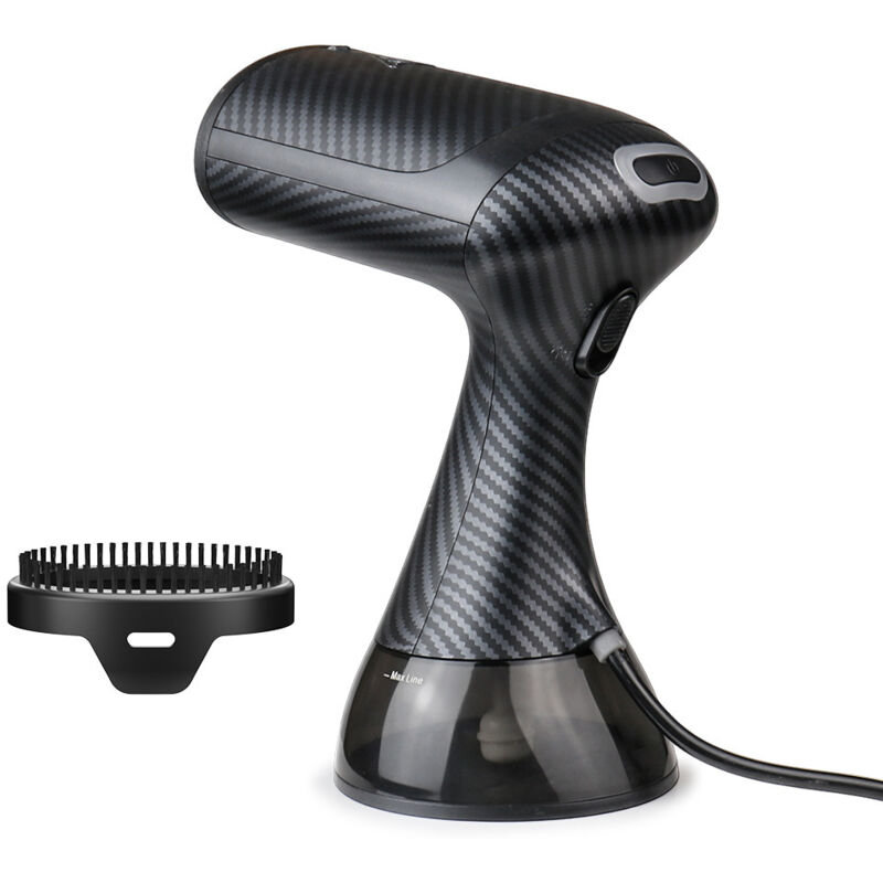 1500 W Handdampfgerät für Kleidung – Kraftvoller Dampf in 20 Sekunden – 300 ml Tank – Für Kleidung, Vorhänge, Stoffe – Reisen und Zuhause – Kohlefaser