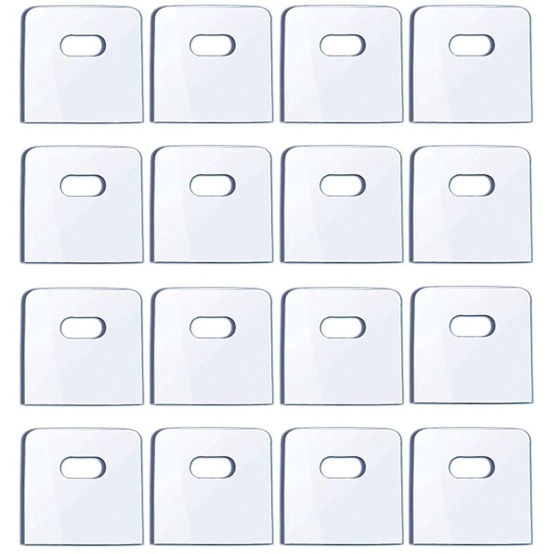 16 Set/ 32 Teile Durchsichtige Vertikale Rollo Reparatur Laschen, Lamellen Schoner, Rollos