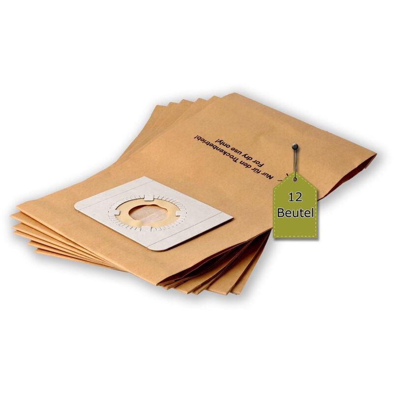 16 Staubsaugerbeutel passend für Fakir 9800 s o - Waschsauger