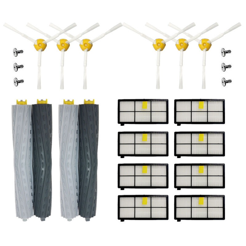 16 Stück Ersatzteile Roomba Bürsten kit Roomba Zubehör Ersatzteile für iRobot Roomba Serie 800 900 860 866 870 871 880 886 960 966 971 976 980 981
