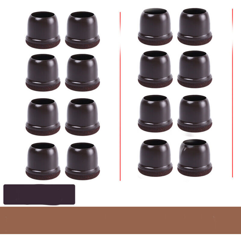 16 Stück Stuhlbeinschoner, Durchmesser , Stuhlpolster mit verdicktem Filz, elastisch, geeignet für Stühle, Sofas, Tische – schützt