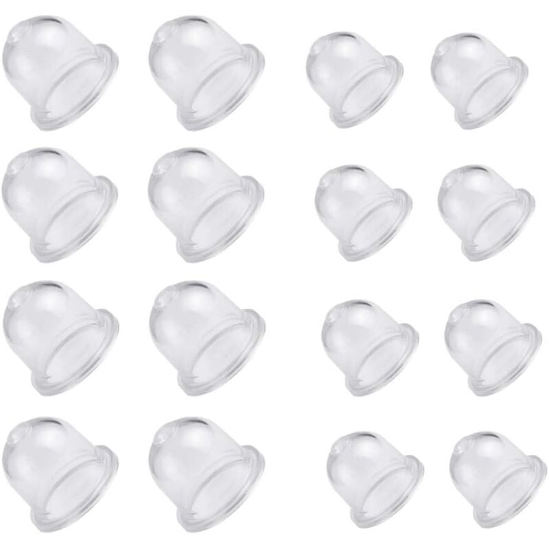 16-teilige Primer-Birne, Kraftstoff-Primer-Pumpe, Primer-Birne, Vergaser-Ölbecher, transparente Primer-Birne, Freischneider für Benzin-Rasenmäher,