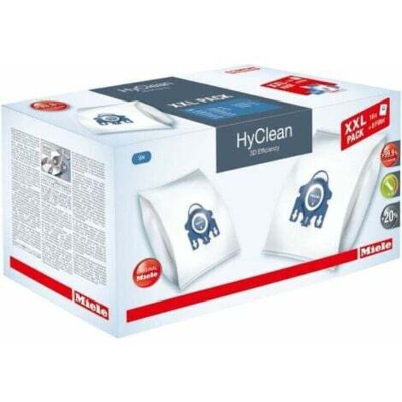 16-teiliges Staubbeutelset für Miele GN Airclean 3D, hocheffizient, austauschbarer Staubbeutel für Miele GN Staubsauger – Nicht originalverpackt