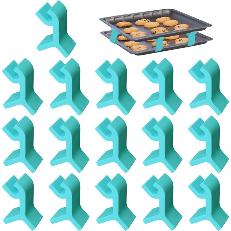 16 x stapelbare Tabletts für Herd und Gefriertrocknung – Multifunktion – Universal,16 x stapelbare Tabletts für Herd und Gefriertrocknung –