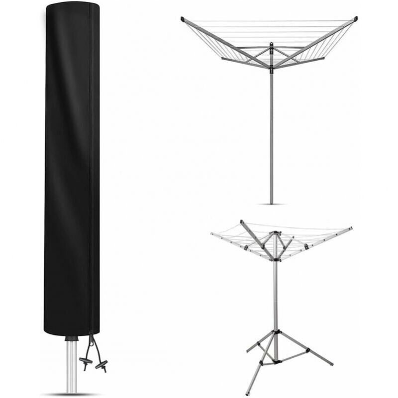 168 x 30 x 30 cm) Regenschirm-Trockner-Abdeckung, Kleidungs-Trockenständer-Abdeckung, Outdoor-Regenschirm-Trockenständer-Abdeckung, wasserdichte